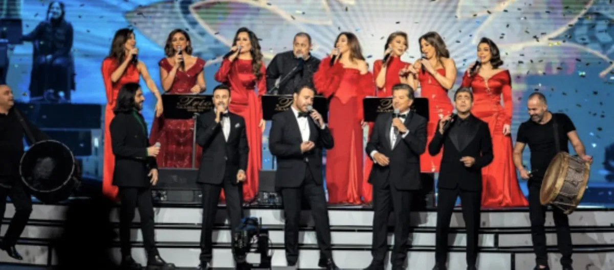 الفنانين والفنانات المشاركين في تريو نايت -الصورة من انستغرام روتانا لايف