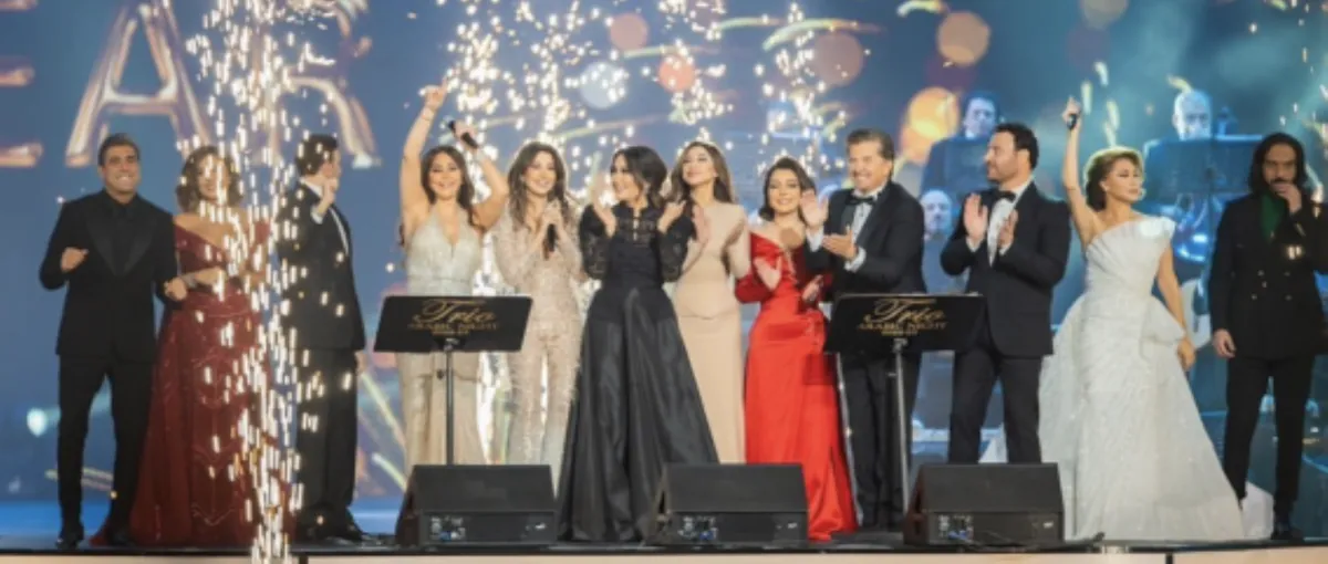 الفنانين والفنانات المشاركين في تريو نايت -الصورة من انستغرام روتانا لايف