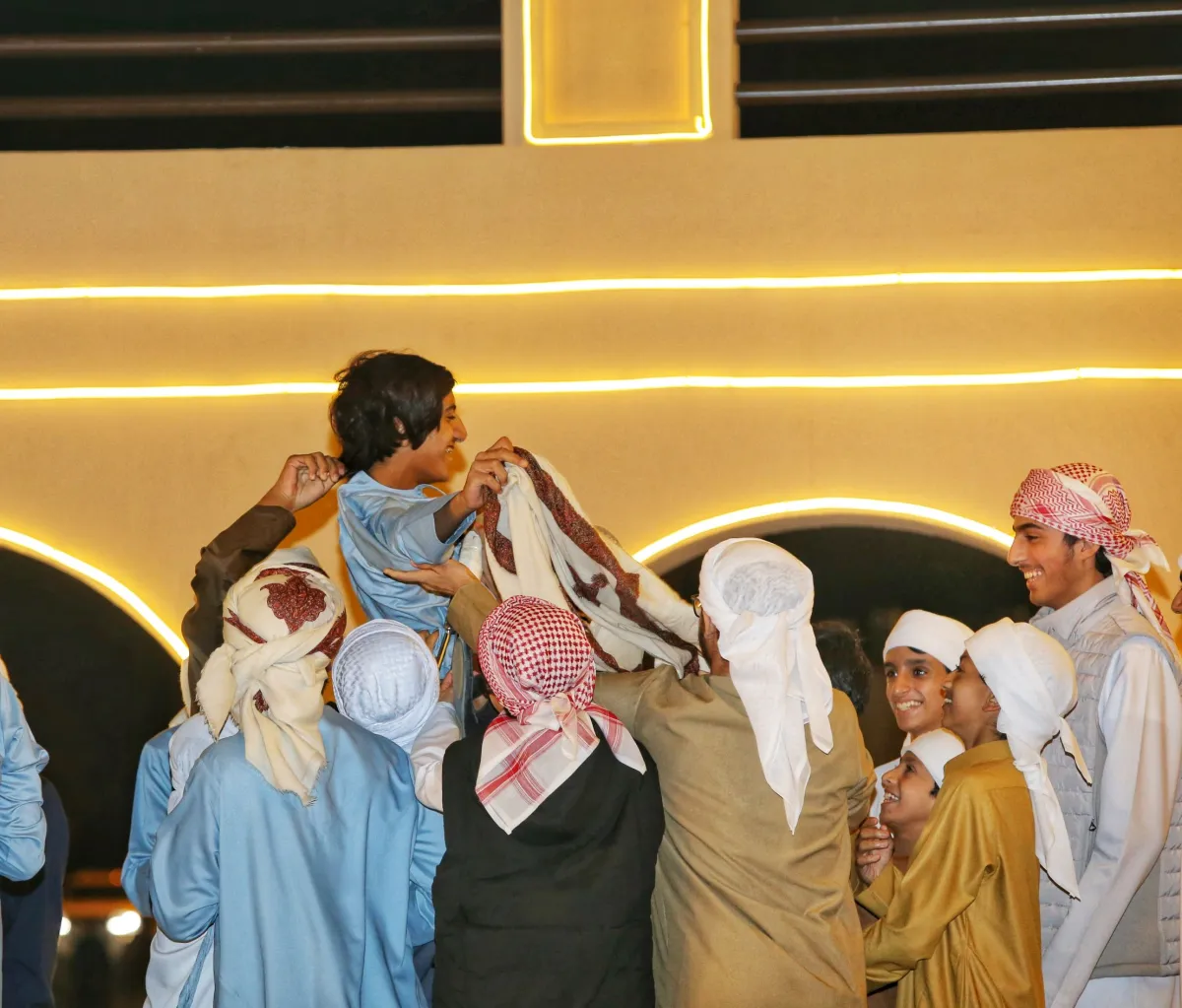 بطولة لليولة- الصورة من مركز حمدان بن محمد لإحياء التراث 