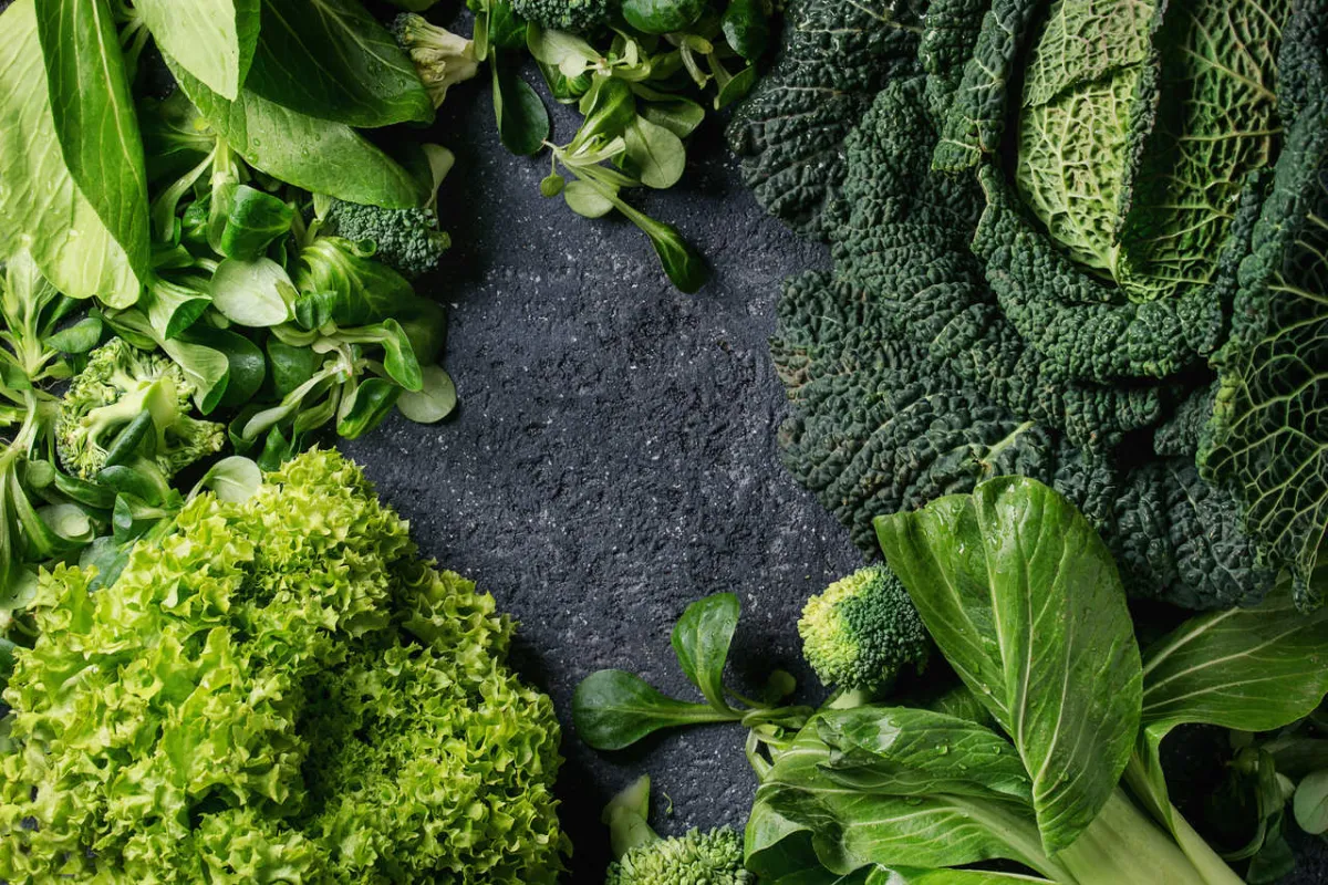 صورة للخضروات الورقية