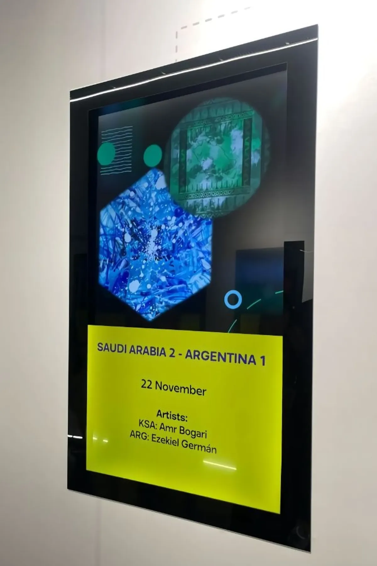 أول أعمال فنية NFT تم عرضها في إثراء ومعرض فني في كأس العالم بقطر 2022