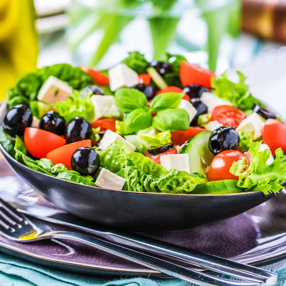 صورة لطبق من السلطة