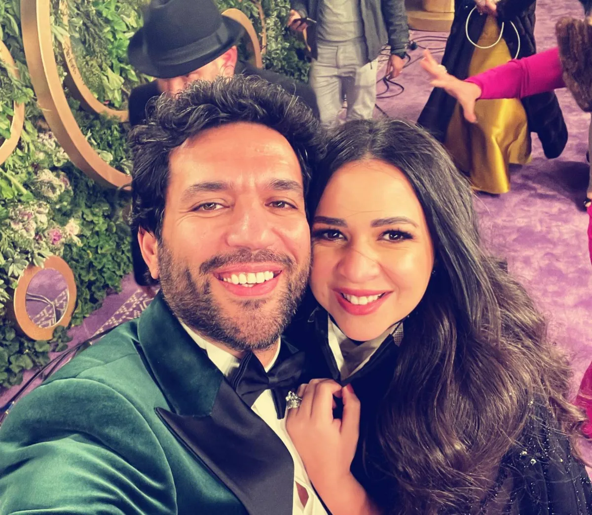 إيمي سمير غانم وحسن الرداد - الصورة من حسابه على انستغرام