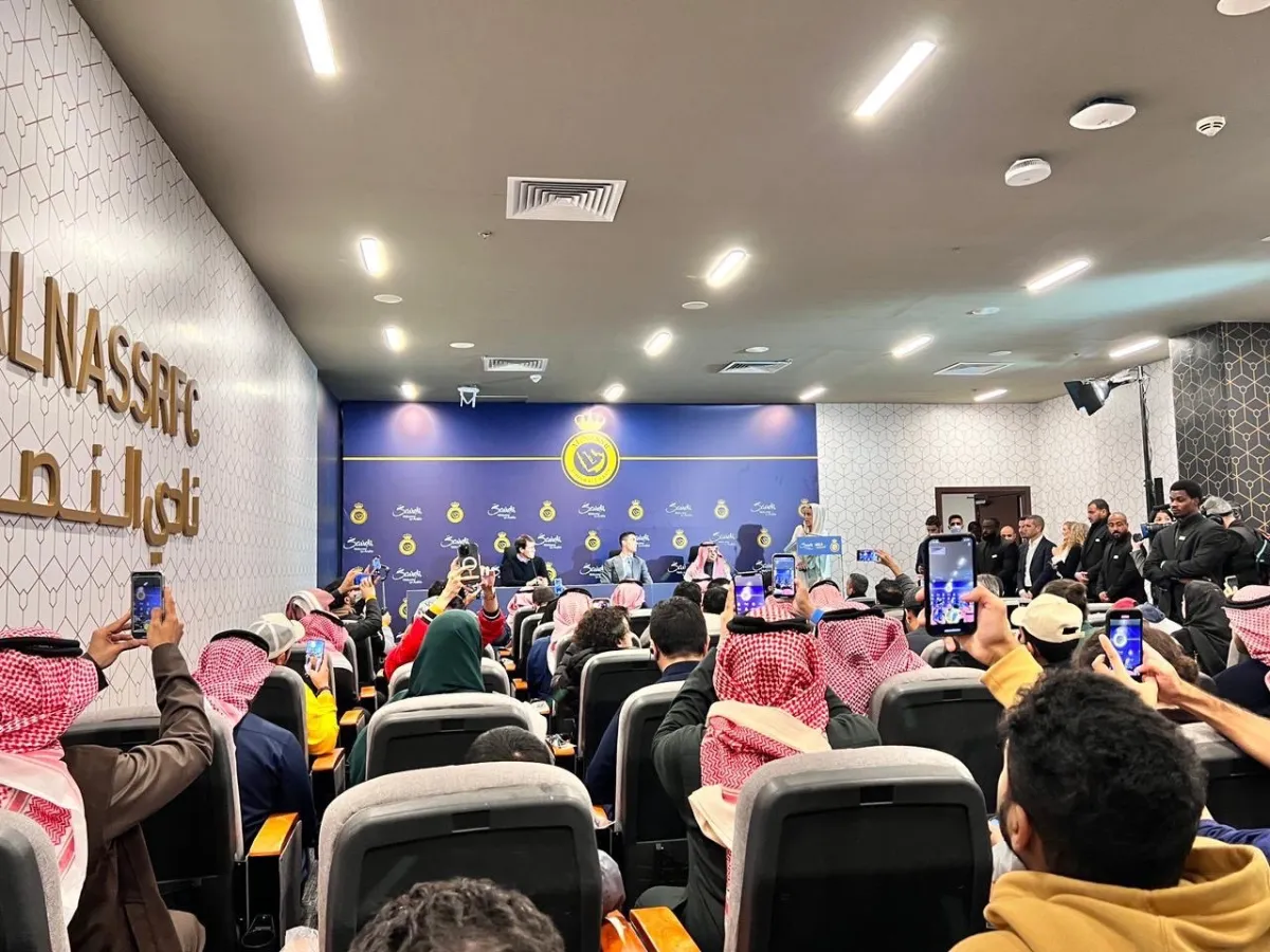 المؤتمر الصحفي لإنضمام رونالدو - تصوير منال الغلث