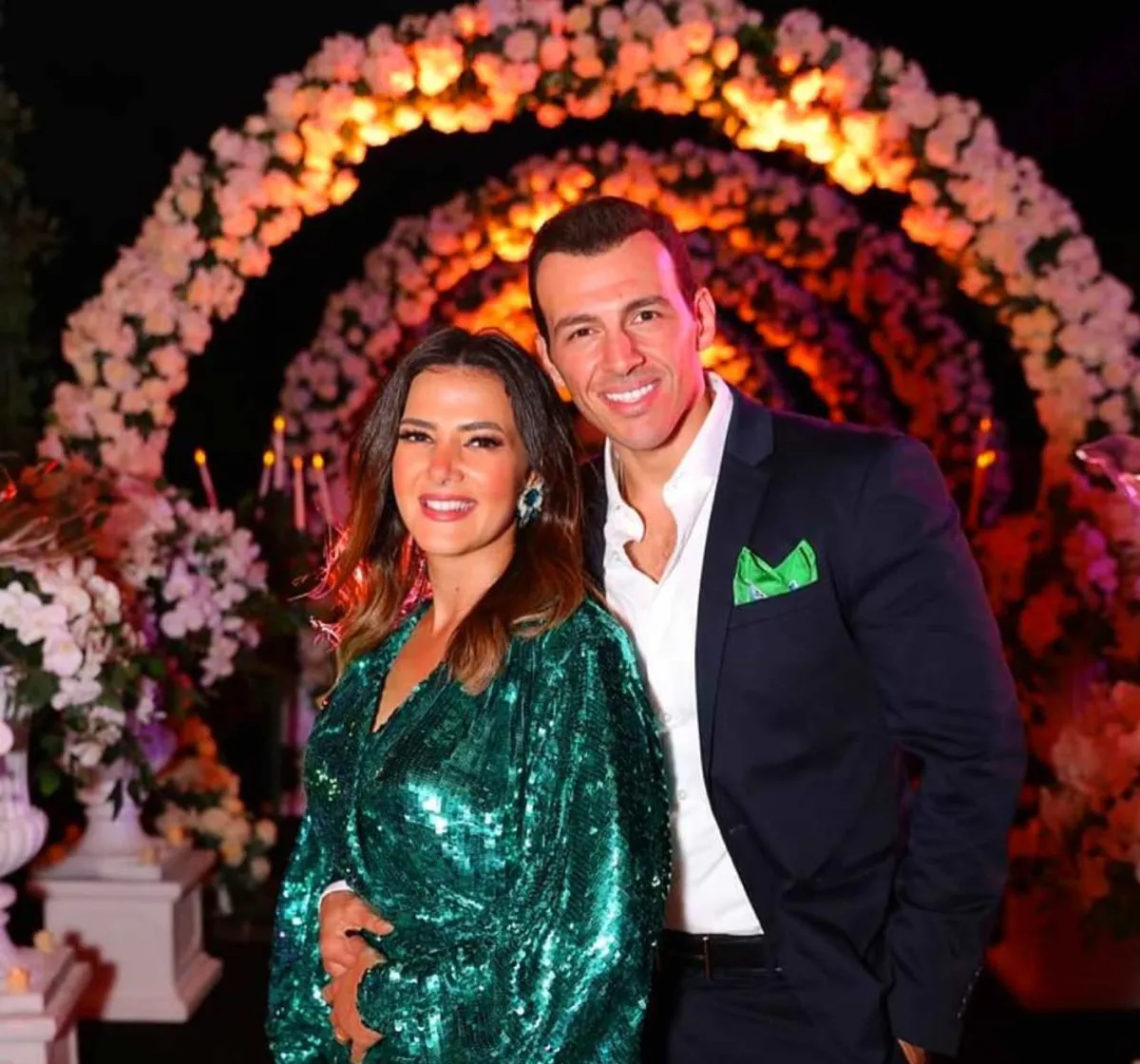 دنيا سمير غانم ورامي رضوان - الصورة من حساب رامي على إنستغرام