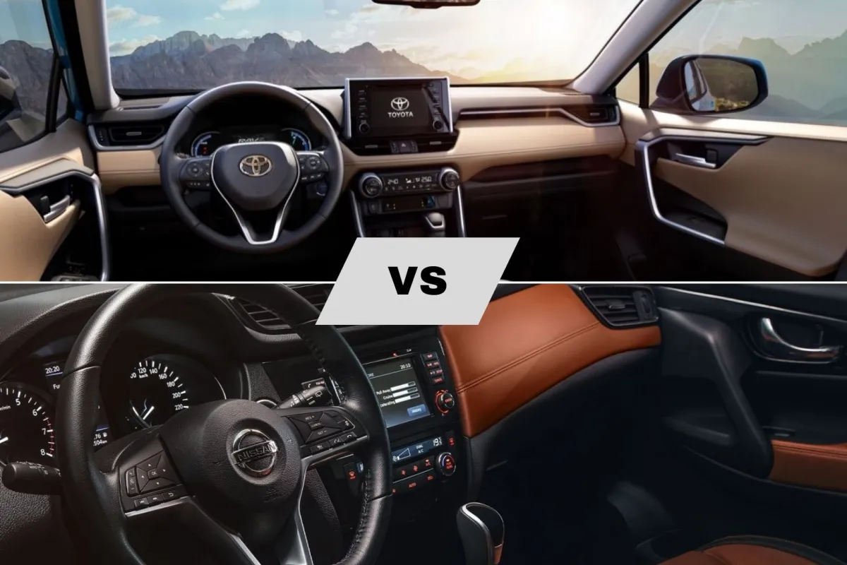 مقارنة بين تويوتا راف 4 ونيسان اكس تريل