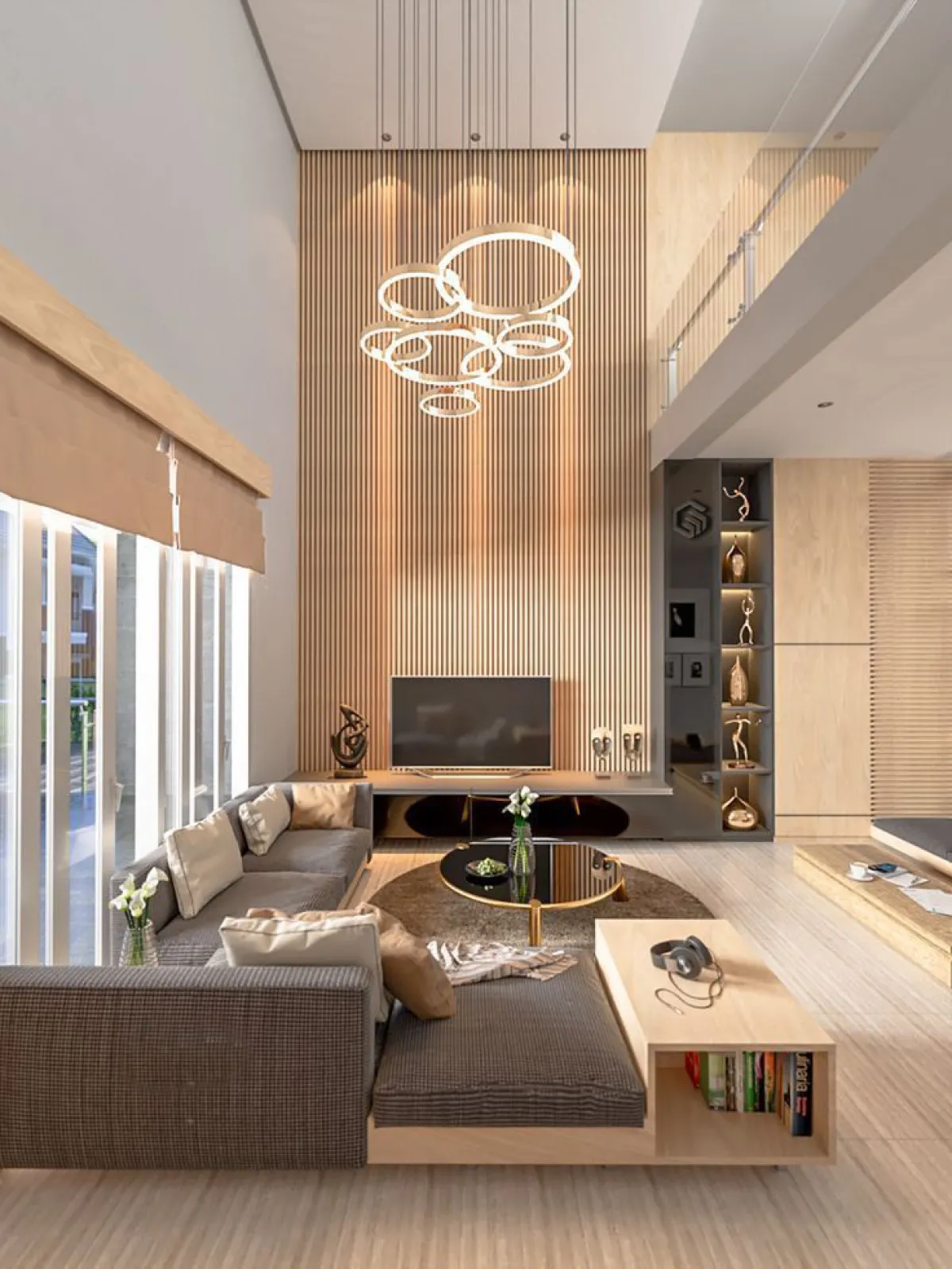 أنواع من الإضاءة بالجملة، في الفراغ المعماري