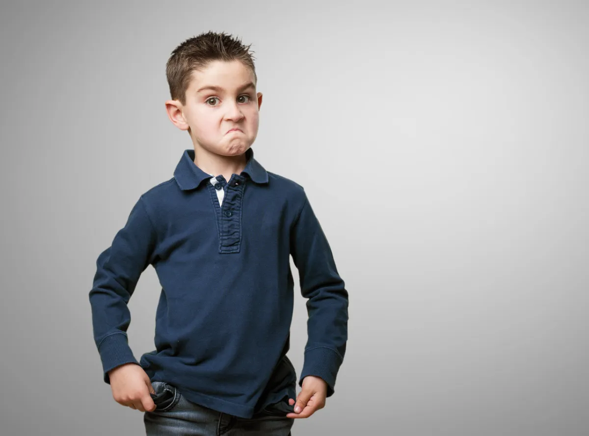 صورة لطفل متهور