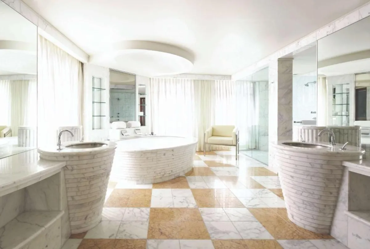 حمامات فخمة في غرف فندق بارك حياة ملبورن