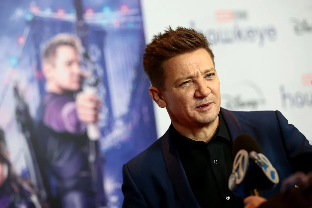  Jeremy Renner at AMC Lincoln Square Theater on November 22, 2021 in New York City.  Dimitrios Kambouris / GETTY IMAGES NORTH AMERICA / Getty Images via AFP