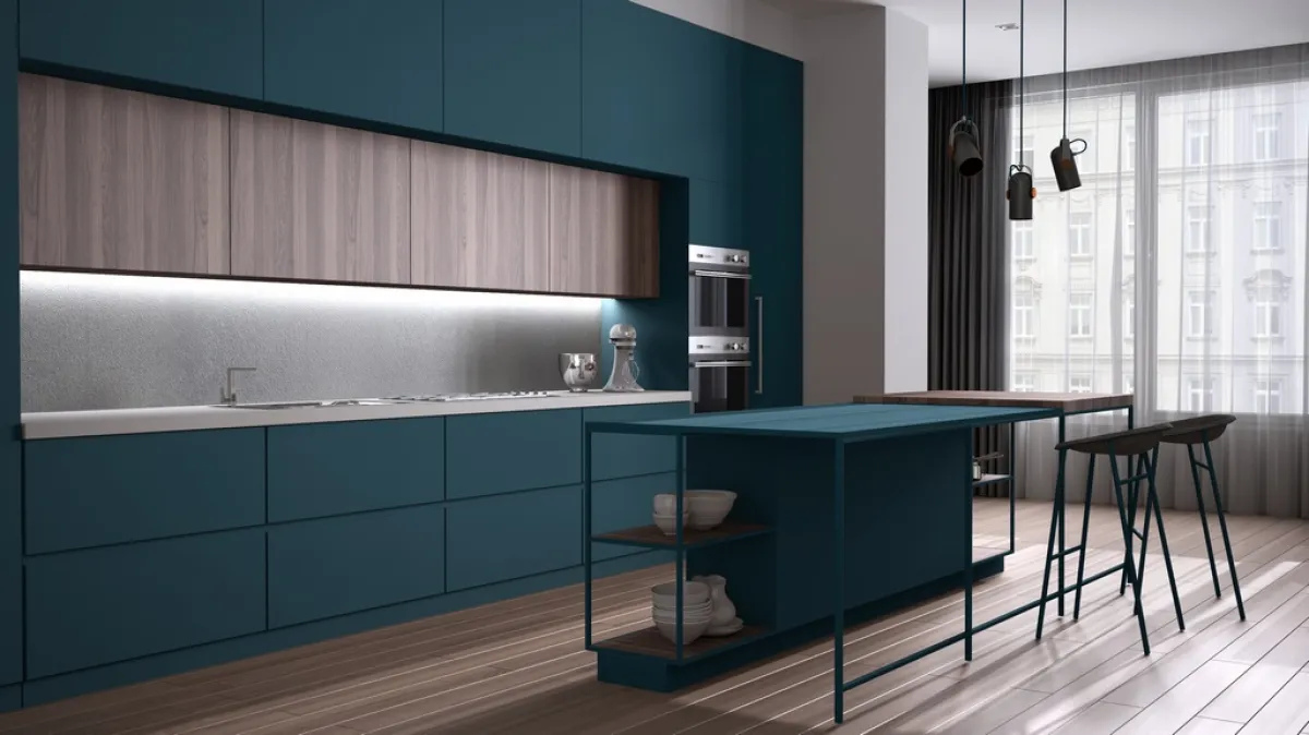 نموذج عن ألوان المطبخ الحديث