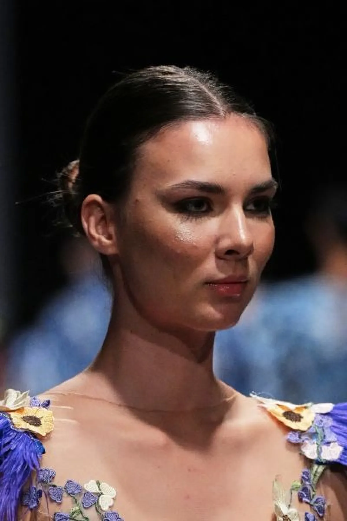 تسريحة الكعكة المصقولة