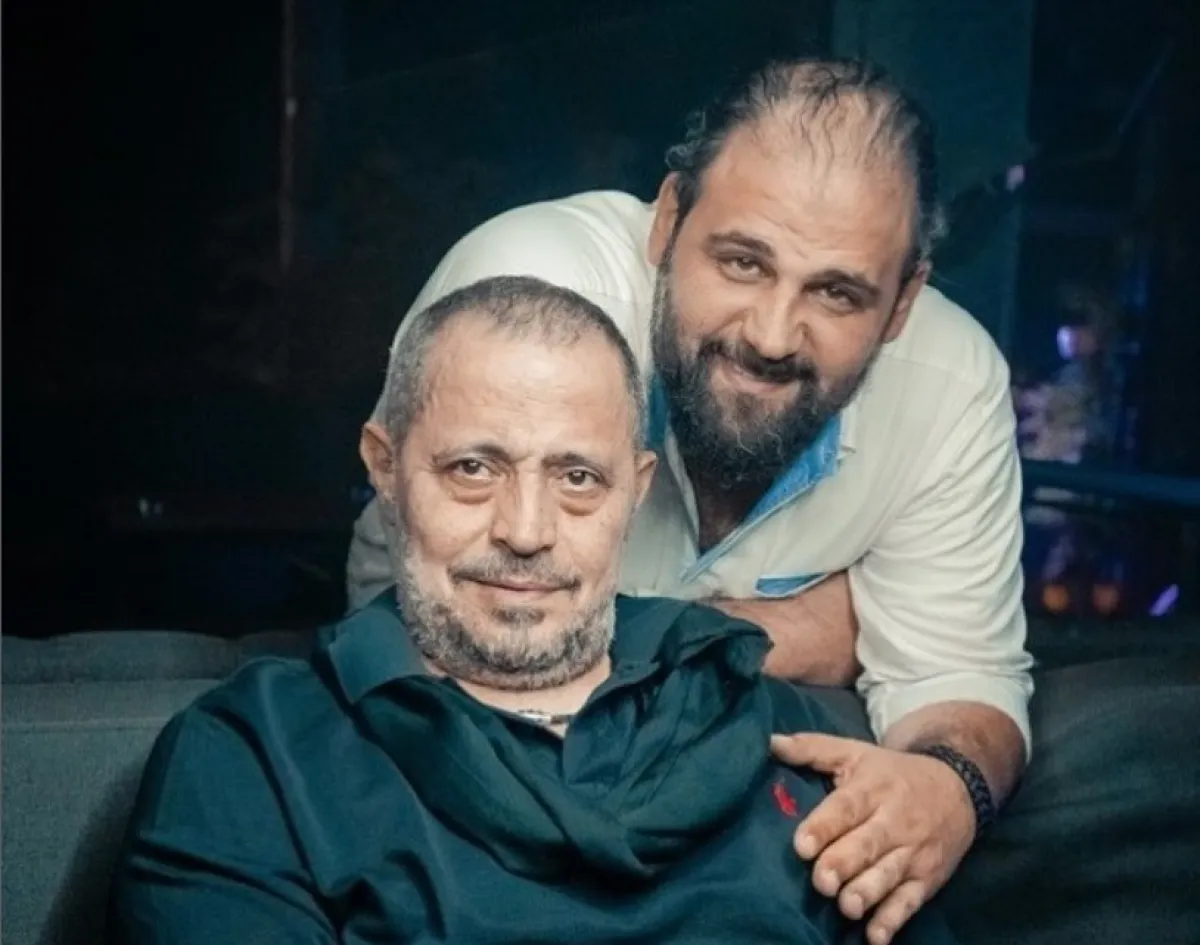 الراحل وديع ووالده جورج وسوف - الصورة من حساب وديع على انستغرام 