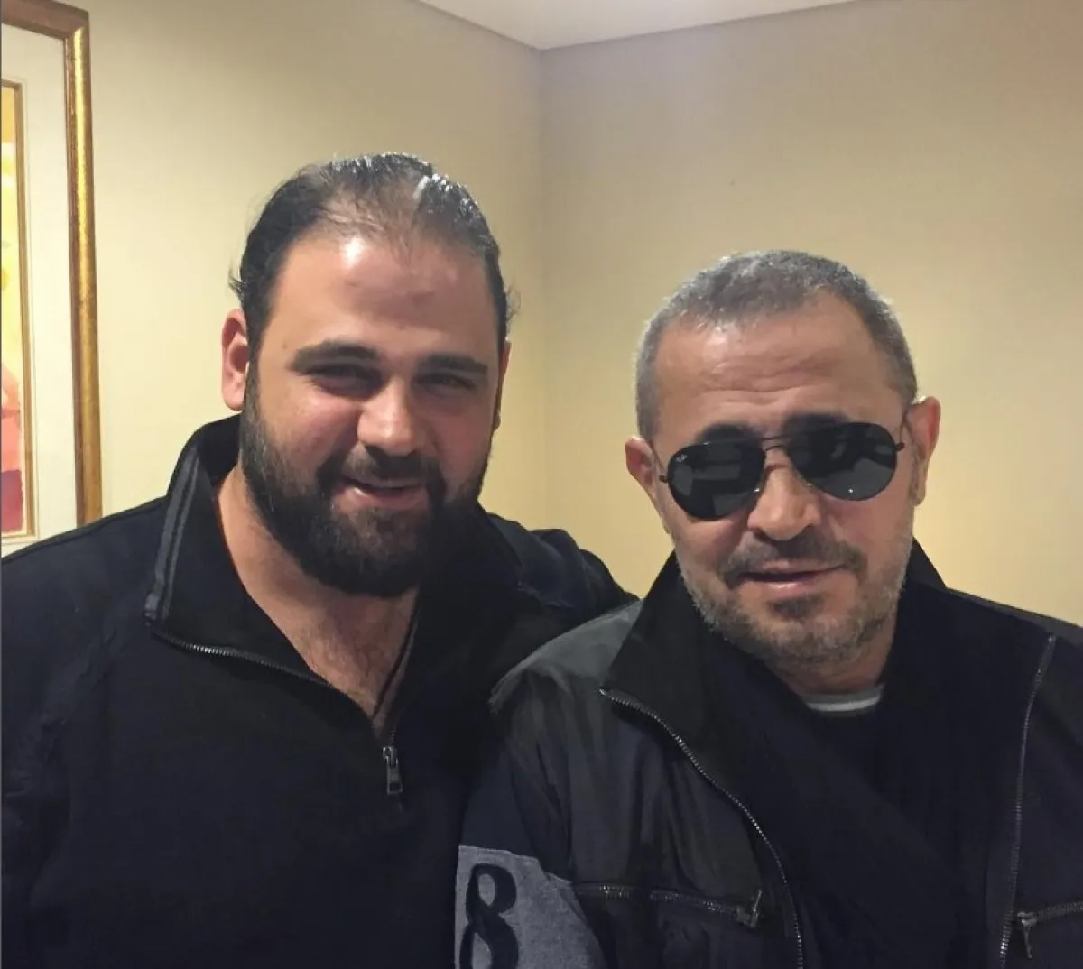 جورج وسوف وابنه وديع - الصورة من حساب الراحل وديع على انستغرام