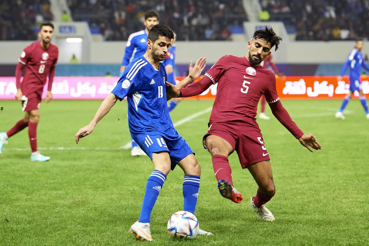 من مباراة قطر والكويت ضمن منافسات خليجي 25