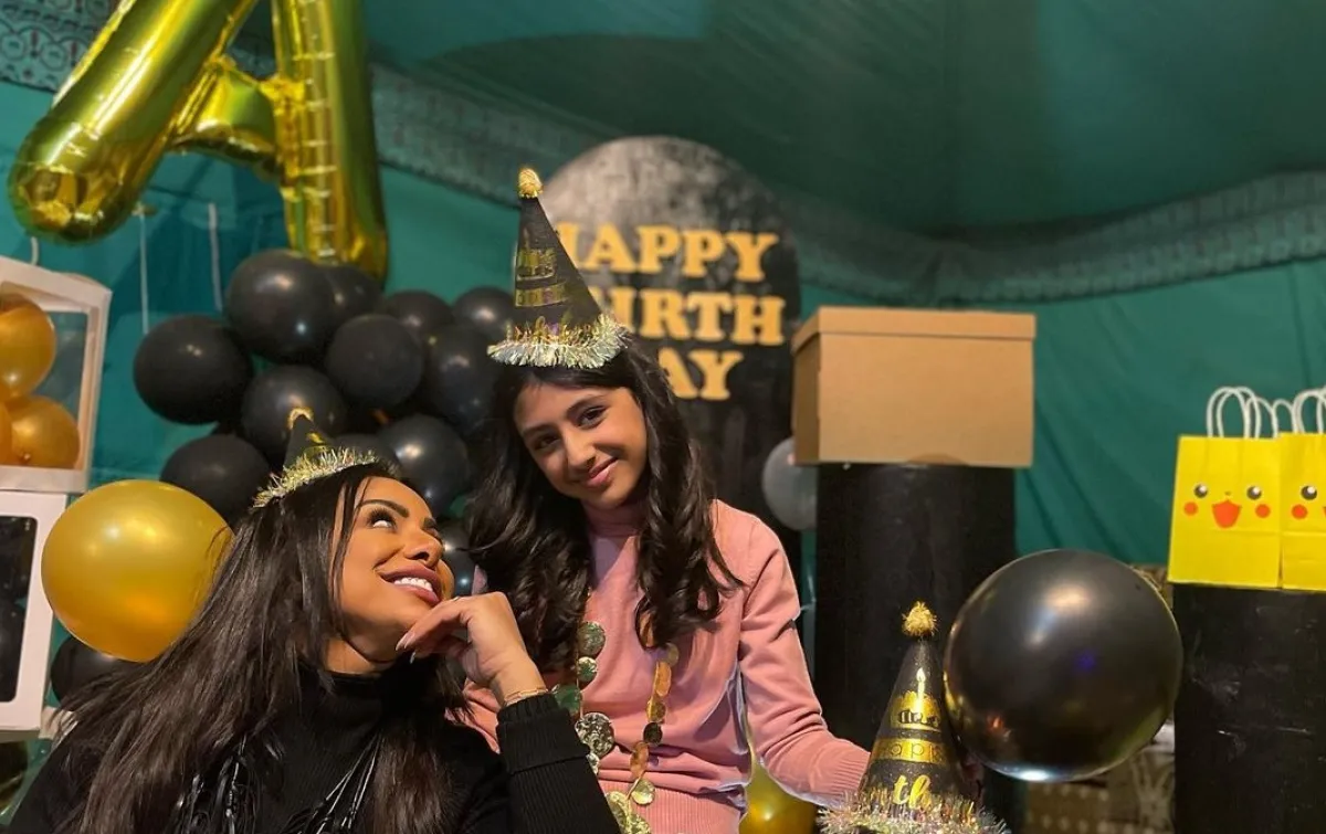 هند البلوشي تحتفل بيوم ميلاد ابنتها-  صورة من صفحتها على انستغرام