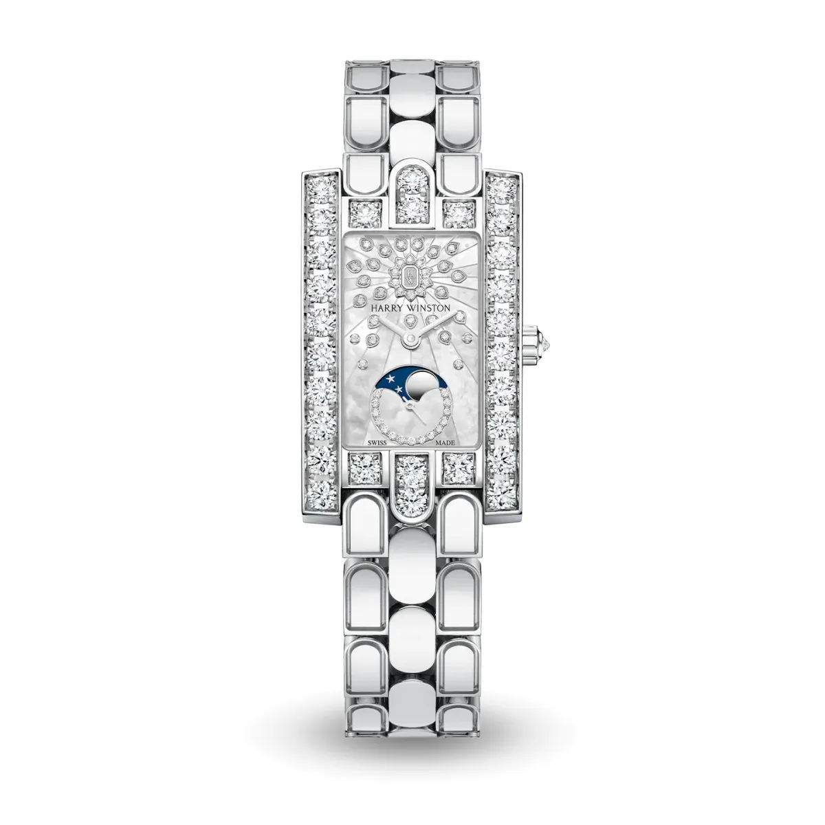 ساعة Avenue Classic Moon Phase من هاري وينستون Harry Winston