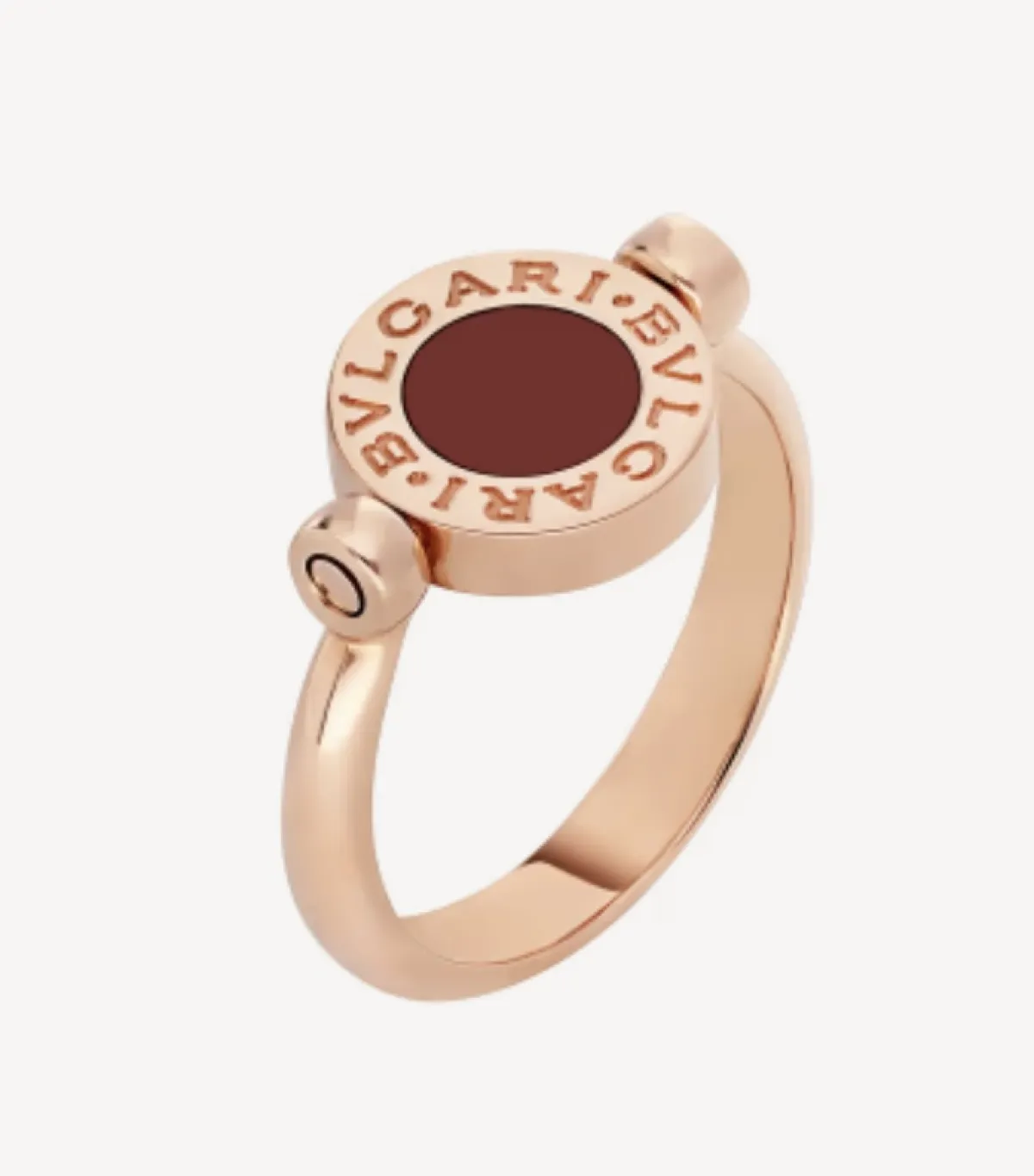 خاتم الكارنيليان من بلغاري Bvlgari