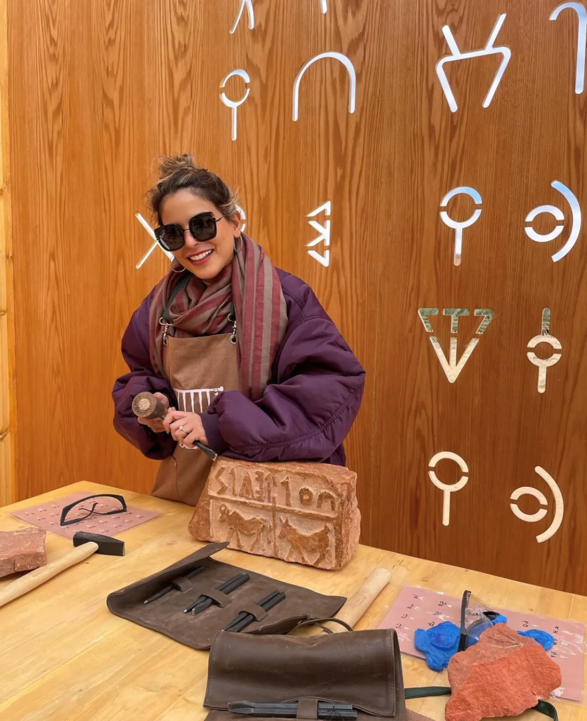 بيبي العبدالمحسن في العلا- الصورة من حسابها على الانستجرام