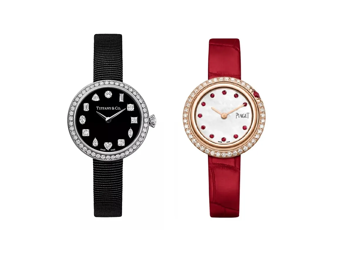 موديلات ساعات باللونين الأسود والأحمر لإطلالة فاخرة في شتاء 2023