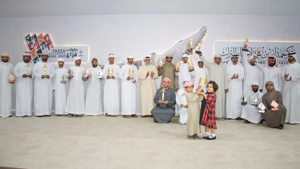 بطولة فزاع للصيد بالصقور- الصورة من مركز حمدان بن محمد لإحياء التراث 