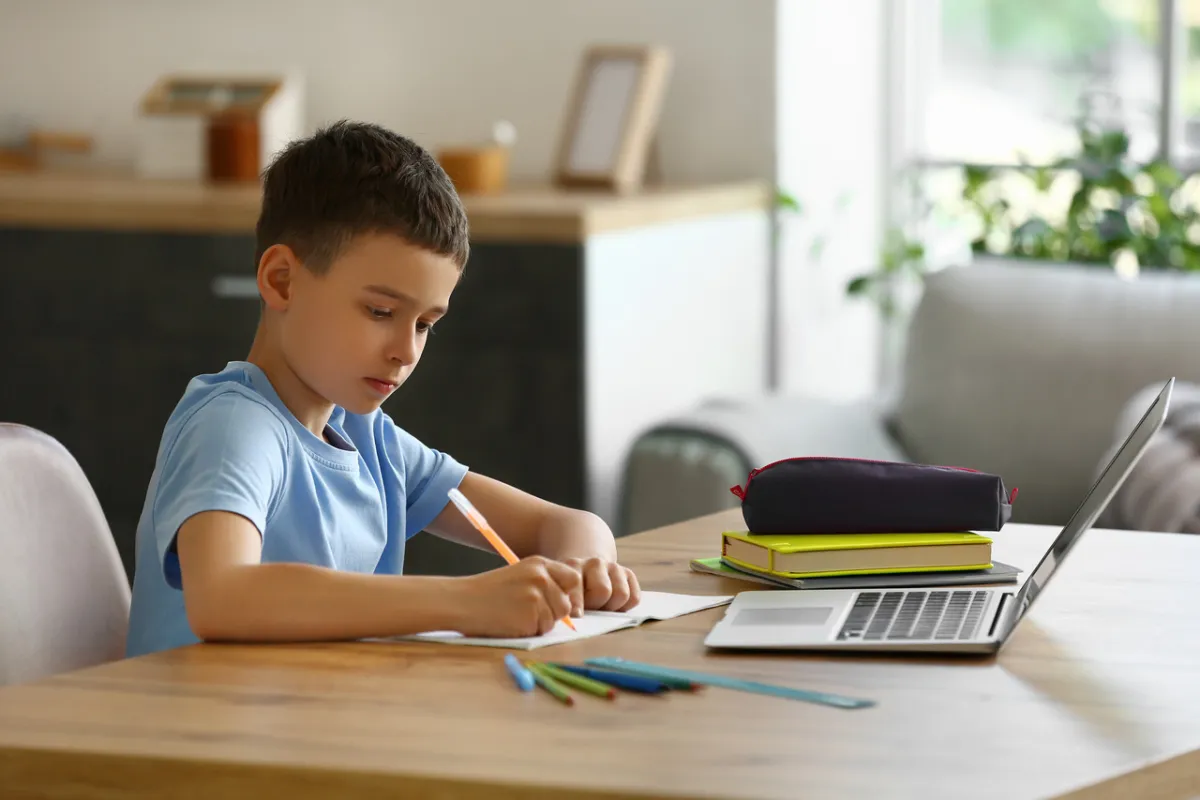 صورة طفل متفوق في الدراسة