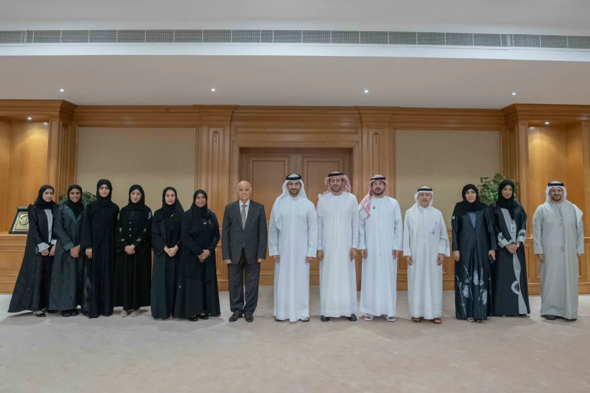 اعتماد السياسة الجديدة للتوطين والتوظيف في جامعة الشارقة - الصورة من حساب نائب حاكم الشارقة على تويتر