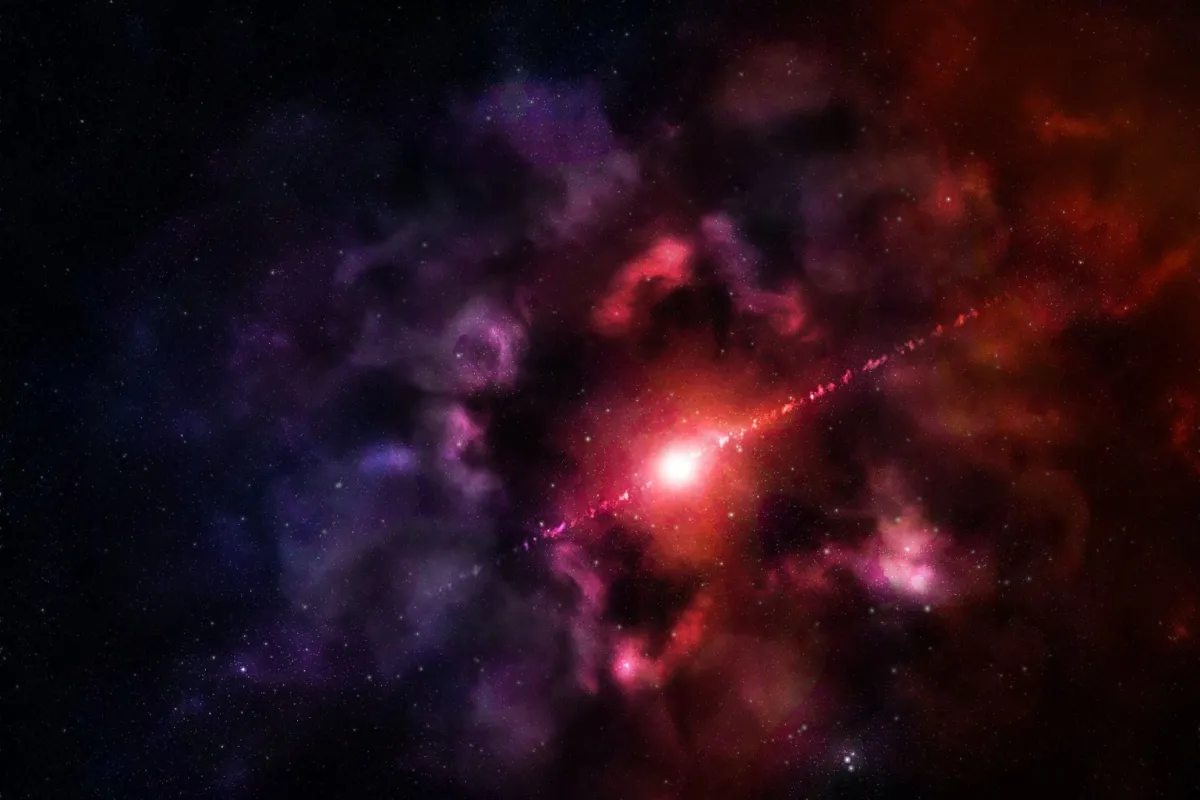 نجوم وكواكب بالفضاء