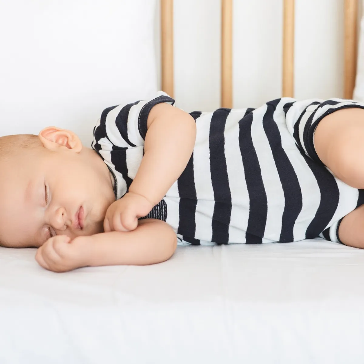 صورة لرضيع نائم