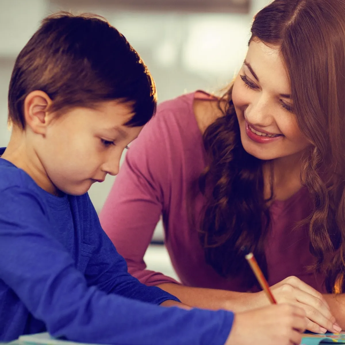 صورةلأم وطفلها