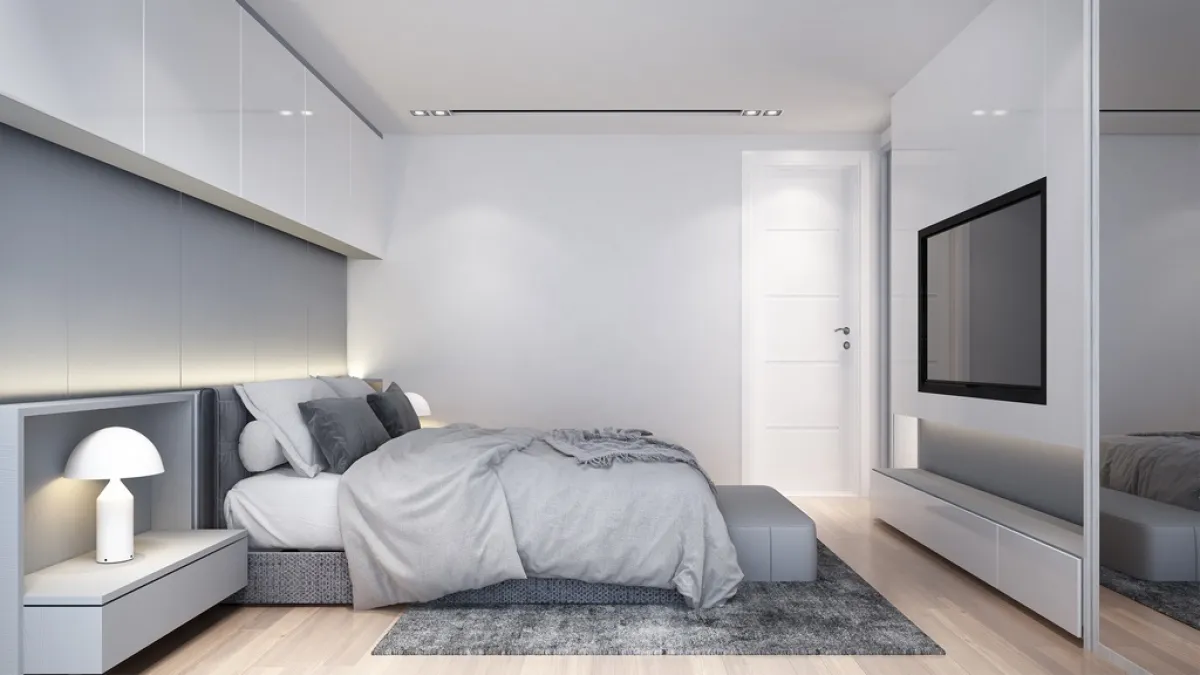 أماكن التخزين في غرفة النوم الضيقة، قد تصمم أعلى السرير