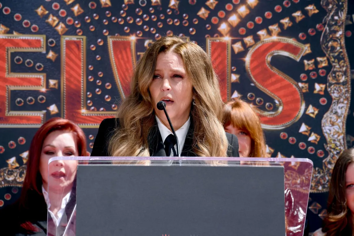 Lisa Marie Presley attends the Handprint Ceremony honoring Priscilla Presley, Lisa Marie Presley And Riley Keough at TCL Chinese Theatre on June 21, 2022 in Hollywood, California. Jon Kopaloff/Getty Images/AFP Jon Kopaloff / GETTY IMAGES NORTH AMERICA / Getty Images via AFP