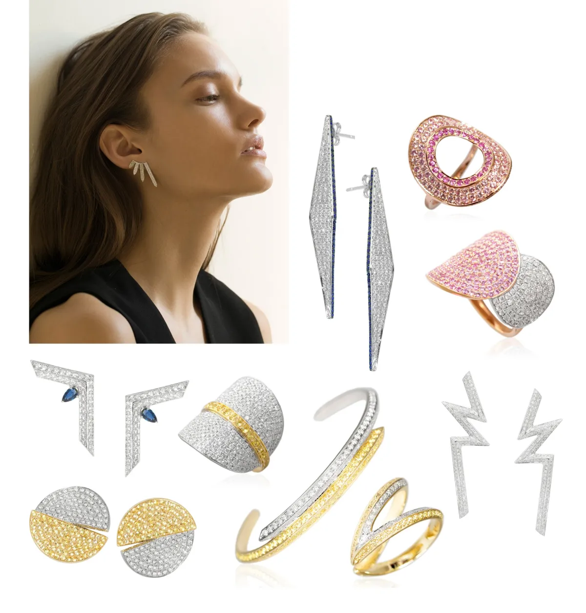 مجوهرات من تصميم المصمم رالف مصري