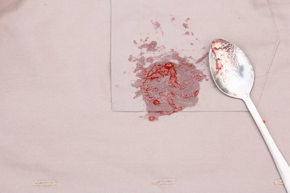 طريقة علاج بقع الملابس