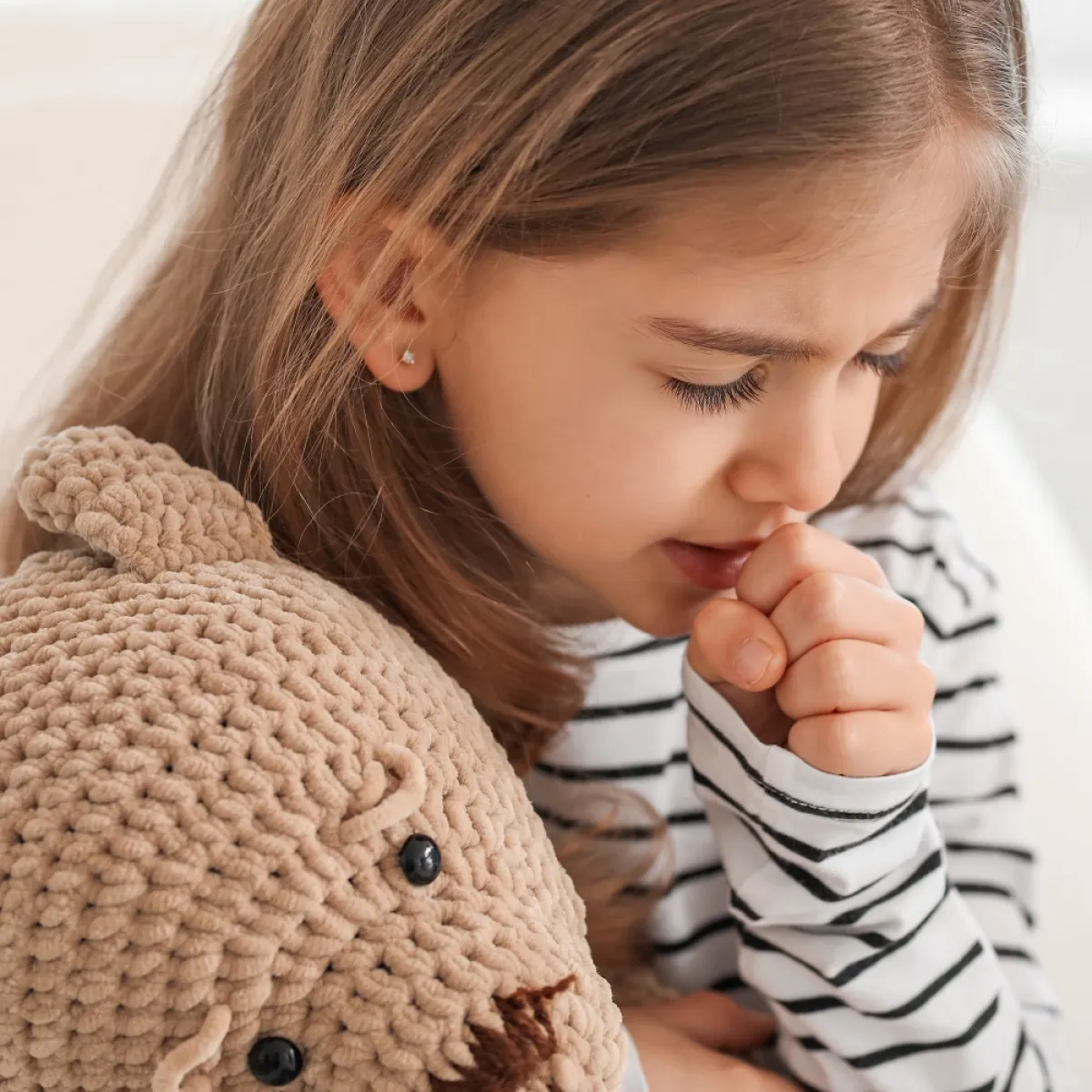 صورة لطفلة مريضة