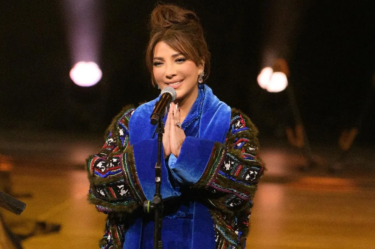 أصالة - من حفل مدينة العلا صورة من صفحتها على انستغرام