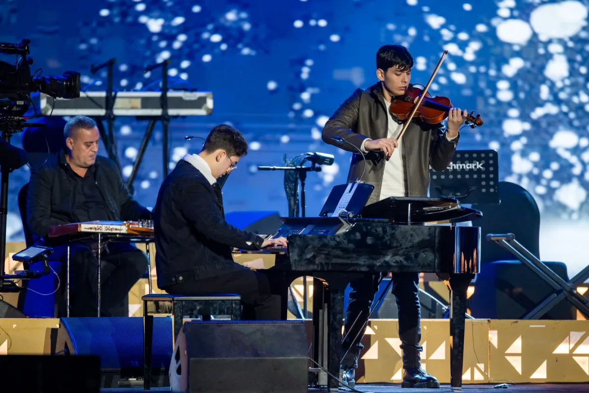 شربل وجاد الصافي - الصورة من حساب موسم الرياض على تويتر