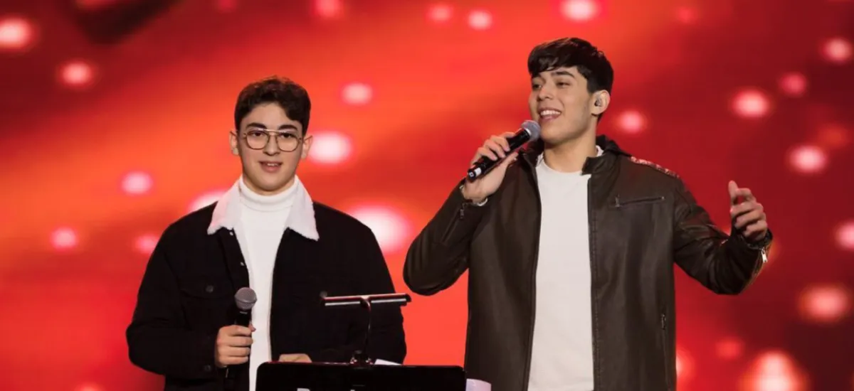 احفاد الفنان وديع الصافي-الصورة من حساب بنش مارك على الانستغرام