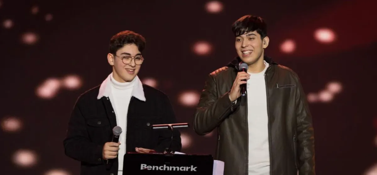 احفاد الفنان وديع الصافي-الصورة من حساب بنش مارك على الانستغرام