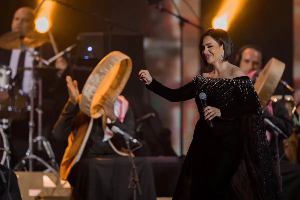 ديانا حداد- الصورة من حساب بنش مارك على الانستغرام