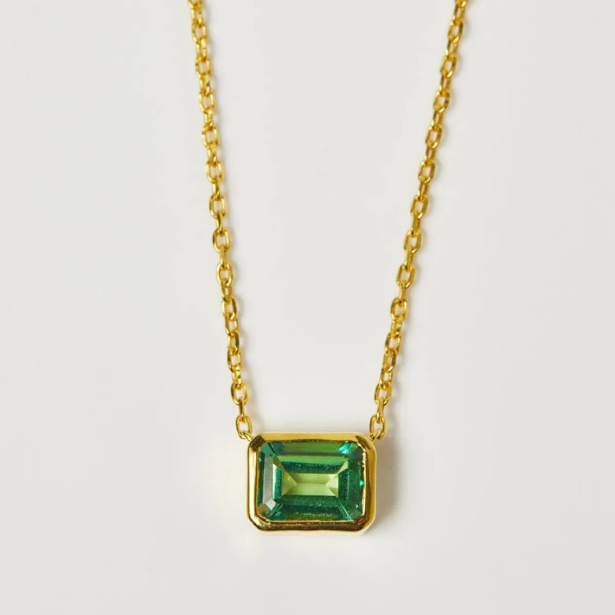 قلادة Supernova Fern Green Topaz من Carrie Elizabeth 