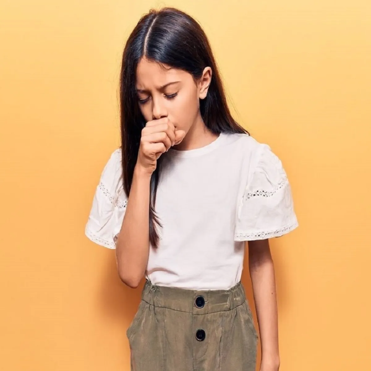 صورة لطفلة  مريضة