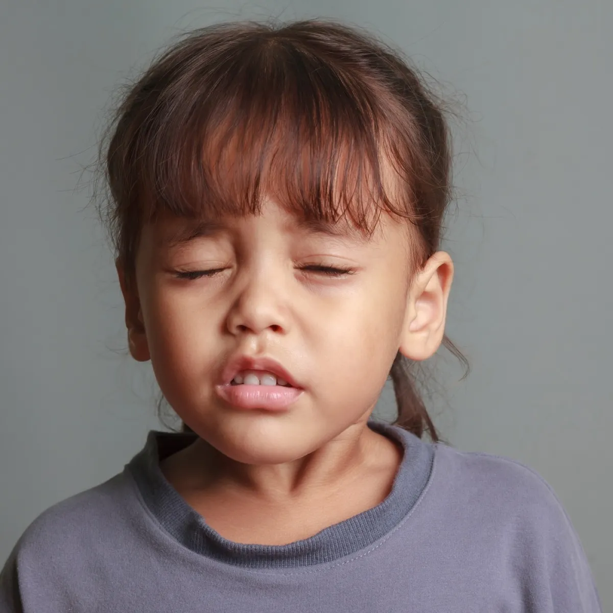 صورة لطفلة مريضة