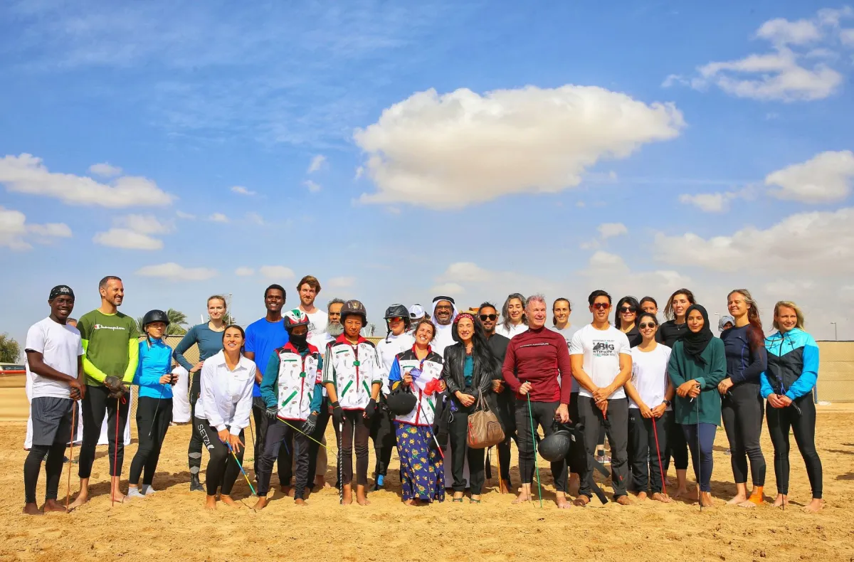 ختام سباق الهجن- الصورة من مركز حمدان بن محمد لإحياء التراث 