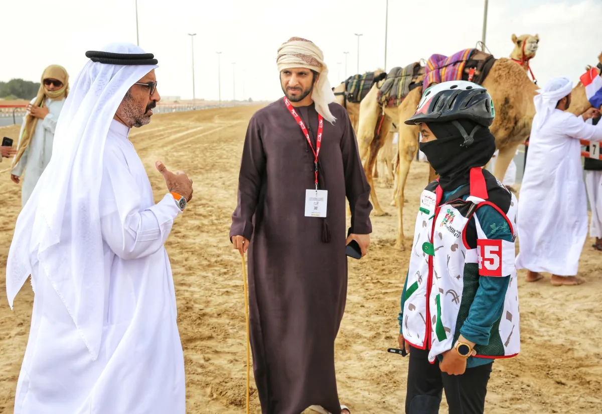 ختام سباق الهجن- الصورة من مركز حمدان بن محمد لإحياء التراث 