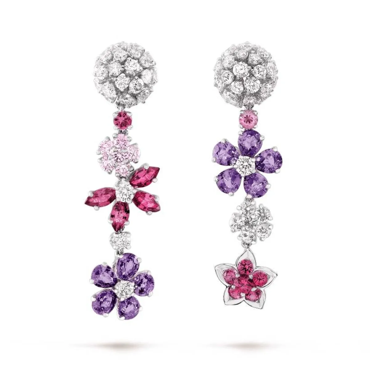 أقراط Folie des Prés من فان كليف آند أربلز Van Cleef & Arpels