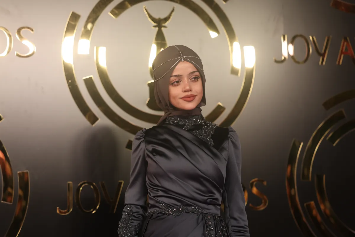 عبير الصغير في حفل Joy Awards 2023-الصورة من المركز الإعلامي لموسم الرياض