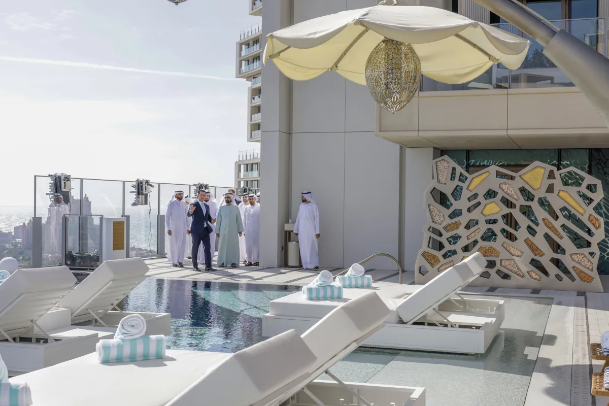 أشرف على تنفيذ المنتجع مجموعة من كبار المصممين والمهندسين المعماريين العالميين. الصورة من مكتب دبي الإعلامي