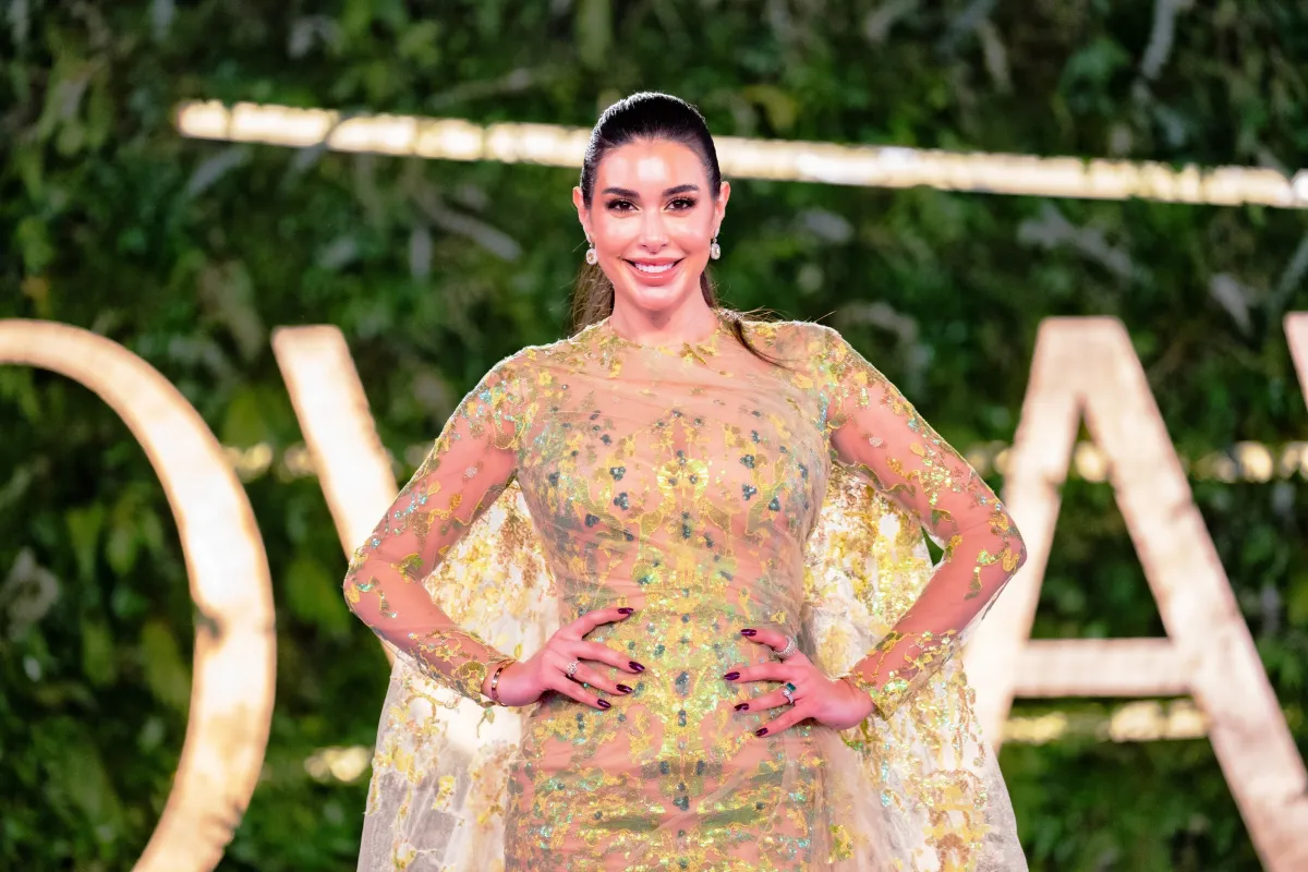 ياسمين صبري في حفل Joy Awards 2023-الصورة من المركز الإعلامي لموسم الرياض