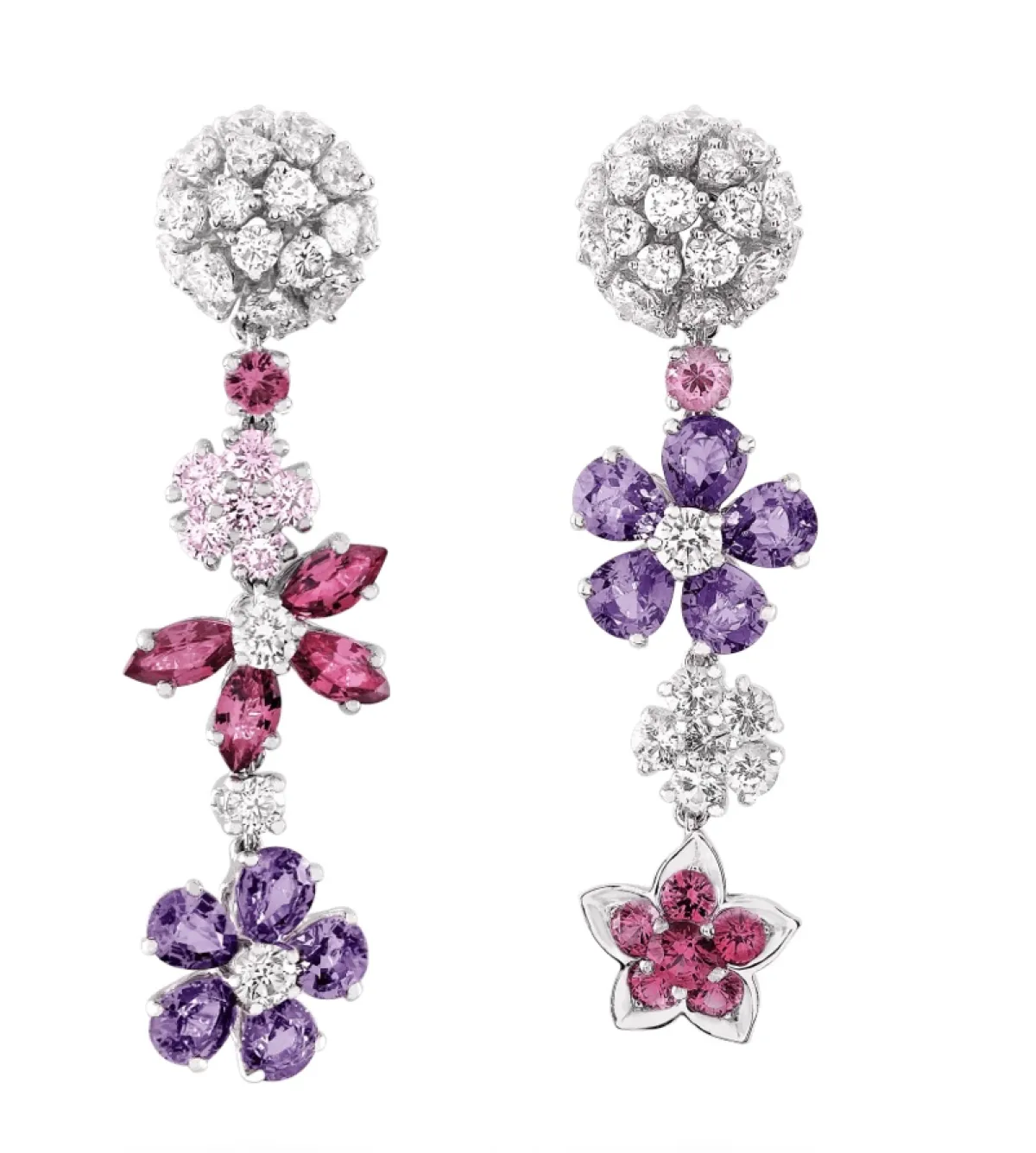 أقراط أذن فولي دي بريه من فان كليف اند اربلز Van cleef & arpels